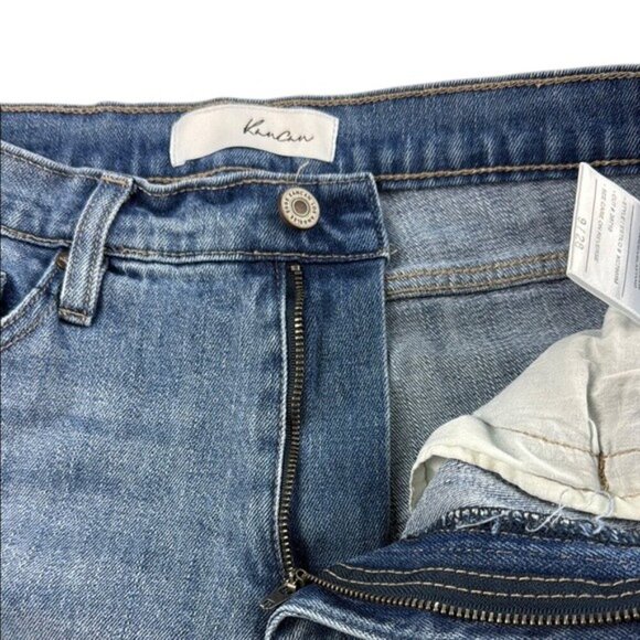 KanCan Jeans Straight Distressed High Rise Women's Size 28 - Picture 8 of 10